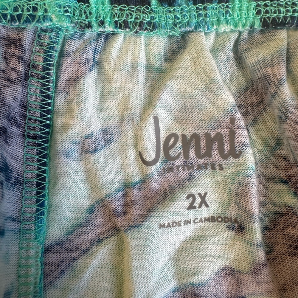 Women’s tie dye lounge shorts 2X - Picture 5 of 7